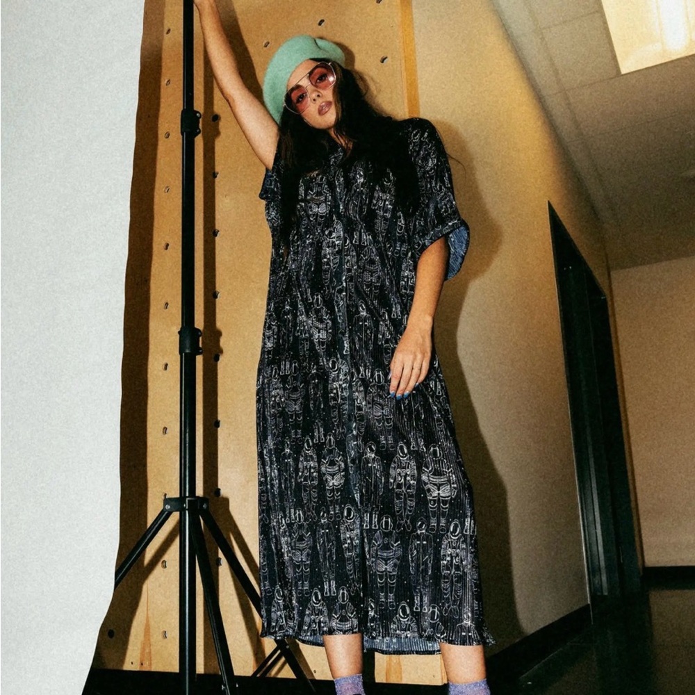 Dressed in Lala Astronaut dress